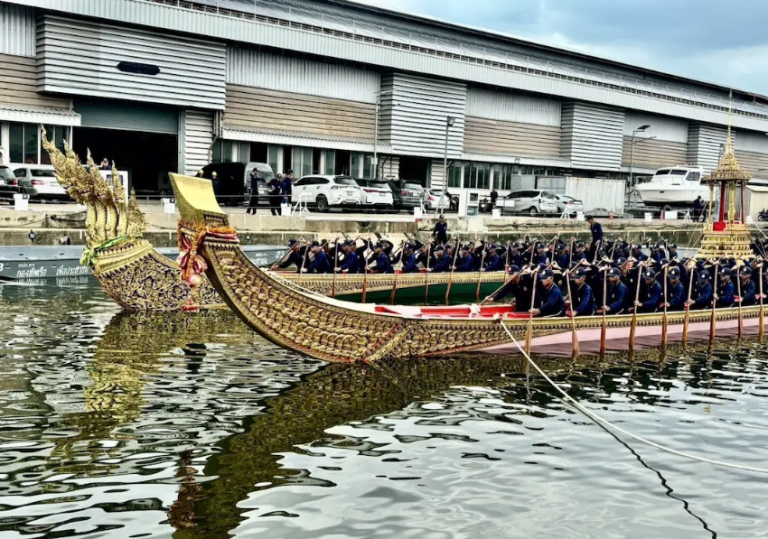 Royal Thai Navy Prepares for Royal Barge Procession