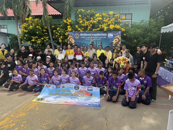 Hua Hin Lions Club leads school volunteer project